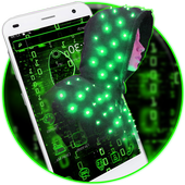 Neon Secret Hacker Launcher Theme icon