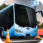 Bus Parking In City icon