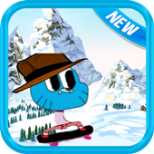 gum ball skateboard games icon