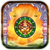 Ganesh Live Clock Wall Paper icon