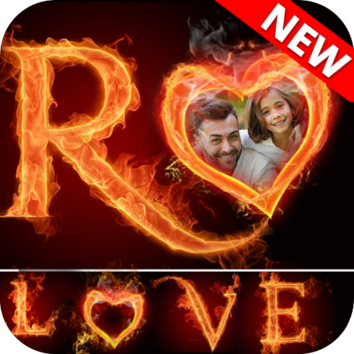 Fire Text Photo Frames - Edit Photo icon