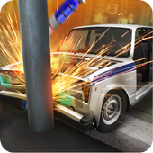 Real Car Crash Police 3D icon