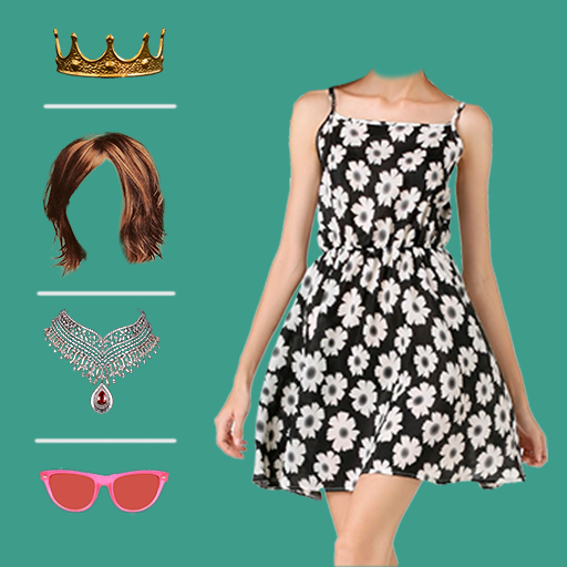 Girl Short Dress Photo Editor icon