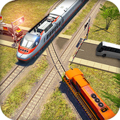 Train Driving Simulator 2017 : Train Racing New icon