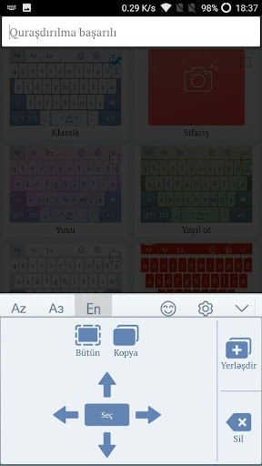 Azərbaycanca Klaviatura  ( Azeri Keyboard ) screenshot 5
