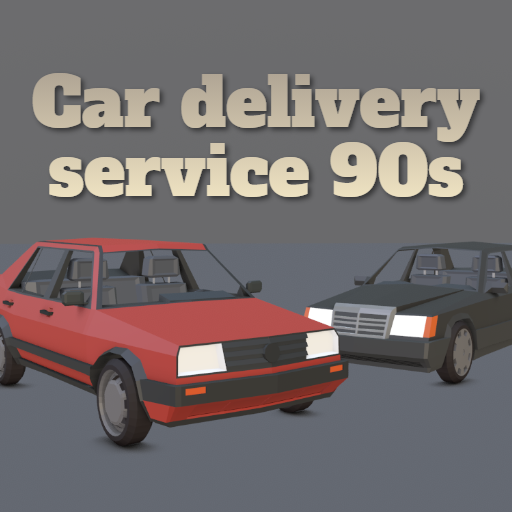 Car delivery service 90s: Open world driving icon