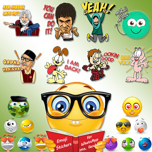 Emoji HD Talking Stickers for all Messengers icon