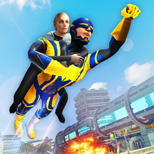 Super Speed Hero | City Rescue أيقونة