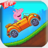 pepa racing  pig racing icon