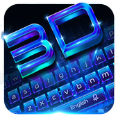 3D technology laser icon