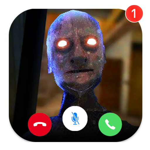 Best Evil Scary Grandpa Fake Chat And Video Call icon