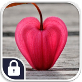 Love Heart Pattern Lock Screen icon