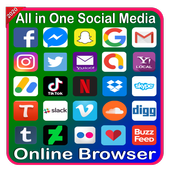 All Social Media - Social Network in One App icon