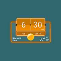 3D Flip Clock Theme Pack 05