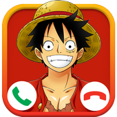Luffy Theme Contact Dialer Phone icon