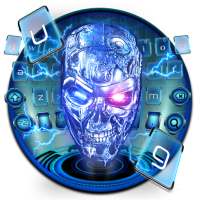 Electric Lightning Skull Keyboard on 9Apps