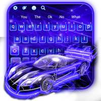 Neon SpeedX Racing Car Keyboard
