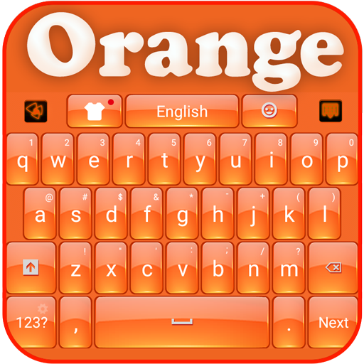 Orange Keyboard icon