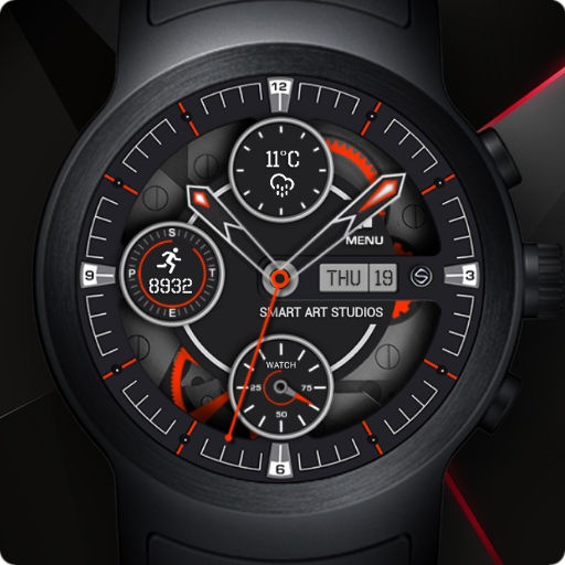 Hybrid 3D Watch Face and Clock Live Wallpaper icon