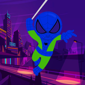 mini hero spider icon