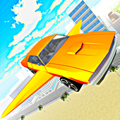 Flying Car Futuristic Simulator Free Pilot Driving icon