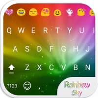 Rainbow Sky Keyboard Theme on 9Apps