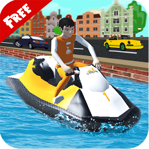 Speed jet Ski City Canal icon