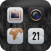 Luxury Dark Gloden Metal Icon Pack icon