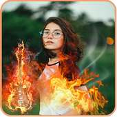 Fire Effect Photo Frame Editor: Fire, Smoke Effect on 9Apps