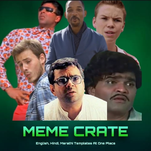 Meme Crate - English, Hindi, Marathi Meme Creator icon