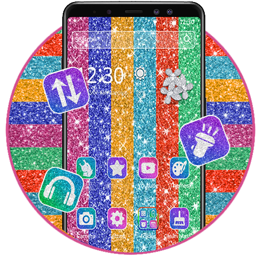 Colorful Glitter Theme icon