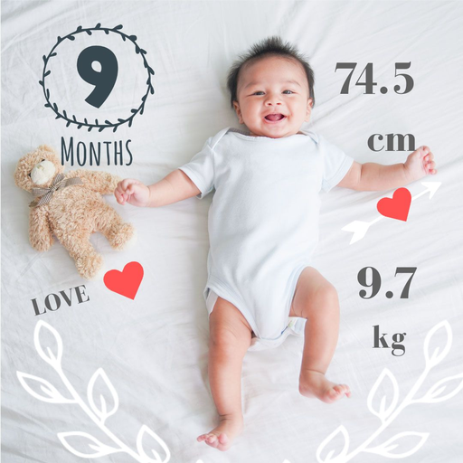 Baby Story Tracker Milestone Sticker Photo Editor icon