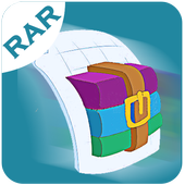 RAR, Zip &amp; unrar, UnZip Tool icon