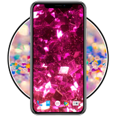 Multi Color Glitter Wallpaper أيقونة