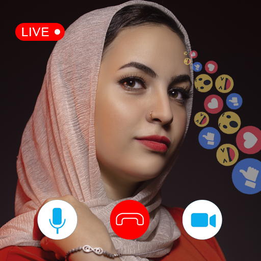 random video chat with arab girls simulation icon