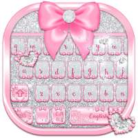 Lucu Bow Glitter Keyboard