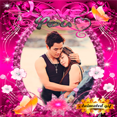 Love Romantic Photo Frames GIF icon