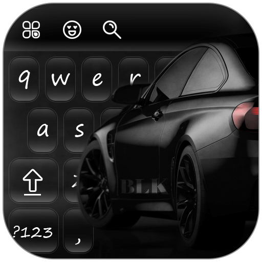 Black Style Keyboard icon