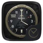 Blackeagle GO Clock Theme on 9Apps