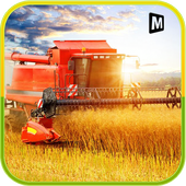 Farm Harvesting Tractor Sim icon