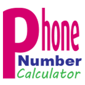 Phone Number Calculator أيقونة