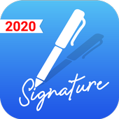 Digital Signature Maker: Name Signature App 2020 أيقونة