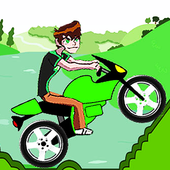 Ben motorbike hill climb game icon