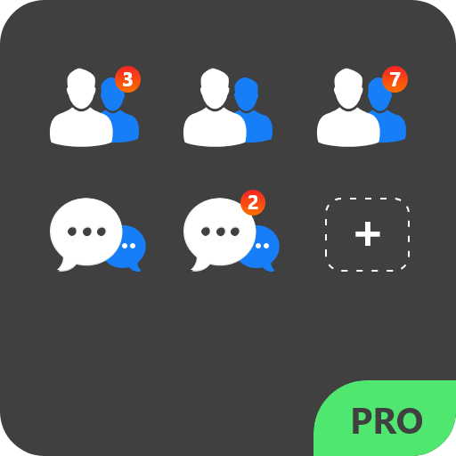 Multi Accounts For Facebook &amp; Messenger, Dual App icon