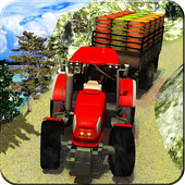 Transport Tractor Hill Climbing icon