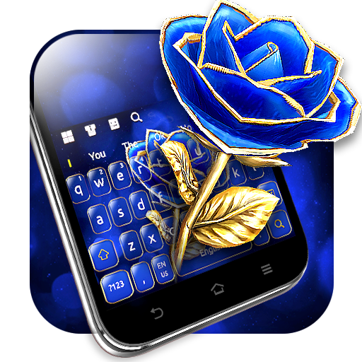 Blue Rose Keyboard icon