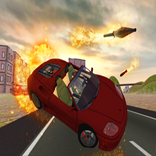 war Car:chase &amp; shooting game icon