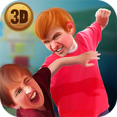 School Boy Fighting Game - King of Chaos icon