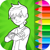 Ben 10 Colouring Book icon