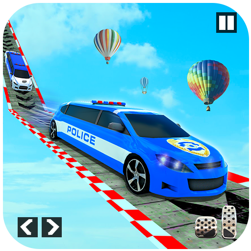 Police Limo Car Stunts - Mega Ramp Car Racing Game icon